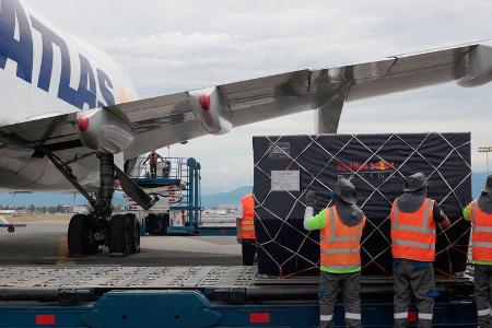 Fracht - Logistik - Formel 1 - GP Mexiko 2021