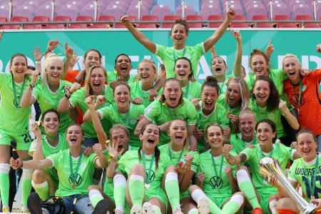 Frauen-Pokal: Titelverteidiger Wolfsburg steht im Viertelfinale Frauen-Pokal: Titelverteidiger Wolfsburg steht im Viertelfinale