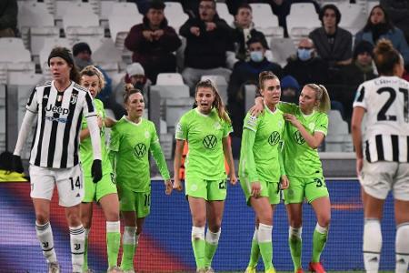 Frauenfußball: Wolfsburg holt Punkt in Turin - und verspielt den Sieg Frauenfußball: Wolfsburg holt Punkt in Turin - und verspielt den Sieg