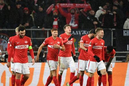 EL: Spartak nach Sieg gegen Neapel Erster statt Letzter EL: Spartak nach Sieg gegen Neapel Erster statt Letzter