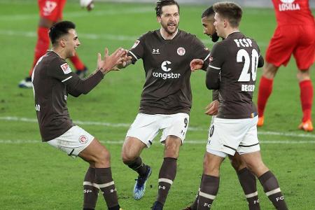 Platz eins zurückerobert: Pauli nach Darmstadt-Klatsche erholt Platz eins zurückerobert: Pauli nach Darmstadt-Klatsche erholt