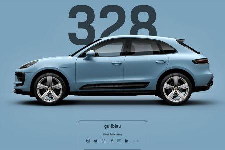 Porsche Macan 328 Gulfblau