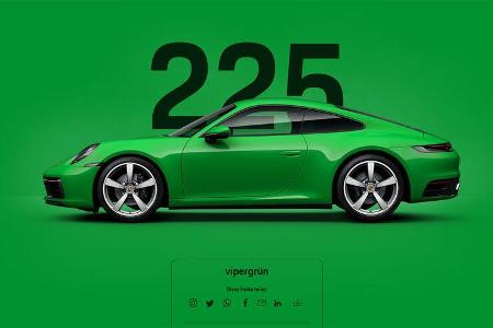 Porsche 911 992 vipergrün