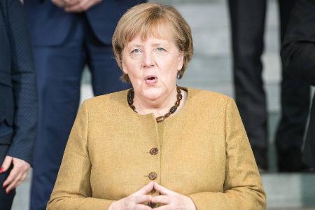 Für Angela Merkel wird es rote Rosen regnen. Für Angela Merkel wird es rote Rosen regnen.