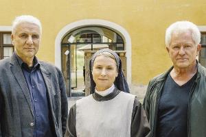 "Tatort: Wunder gibt es immer wieder": Udo Wachtveitl (Rolle: Kriminalhauptkommissar Franz Leitmayr), Corinna Harfouch (Roll...