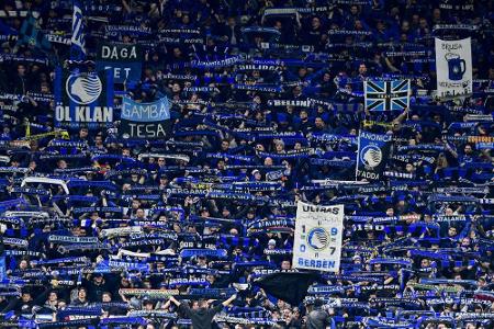 Fünfjährige Stadionsperre für Bergamo-Fans Fünfjährige Stadionsperre für Bergamo-Fans