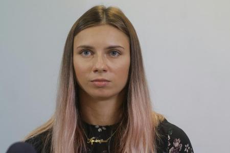 Geflüchtete belarussische Sprinterin Timanowskaja: Geflüchtete belarussische Sprinterin Timanowskaja: