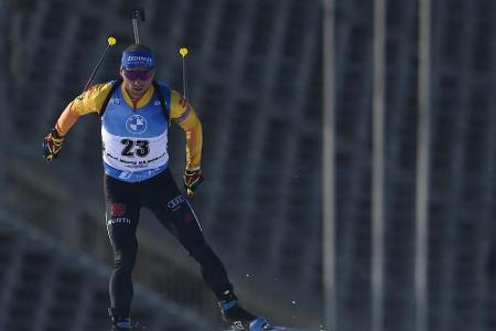 Biathlon: Angeschlagener Lesser lässt Einzel aus Biathlon: Angeschlagener Lesser lässt Einzel aus