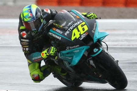 Vor Abschiedsrennen: Rossi im Training Letzter Vor Abschiedsrennen: Rossi im Training Letzter