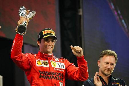 Carlos Sainz - Ferrari - GP Abu Dhabi 2021 - Rennen Carlos Sainz - Ferrari - GP Abu Dhabi 2021 - Rennen