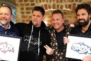 "Kitchen Impossible - Die Weihnachts-Edition": Sepp Schellhorn, Tim Mälzer, Tim Raue und Konstantin Filippou.