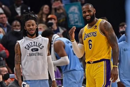 Morant stiehlt James die Show - Lakers verlieren Morant stiehlt James die Show - Lakers verlieren