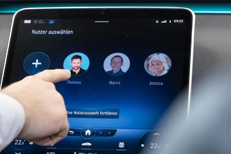 S-Klasse 2020 MBUX Cockpit