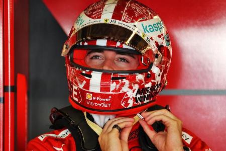 Charles Leclerc - Ferrari - Formel 1 - GP Abu Dhabi - 10. Dezember 2021 Charles Leclerc - Ferrari - Formel 1 - GP Abu Dhabi - 10. Dezember 2021