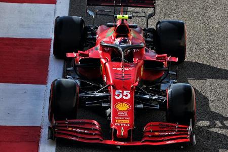 Carlos Sainz - Ferrari - Formel 1 - GP Abu Dhabi - 10. Dezember 2021