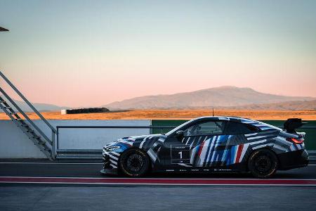 Test BMW M4 GT4 (G82) in Almeria, Spanien