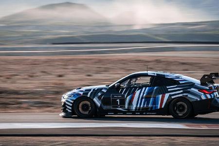 Test BMW M4 GT4 (G82) in Almeria, Spanien