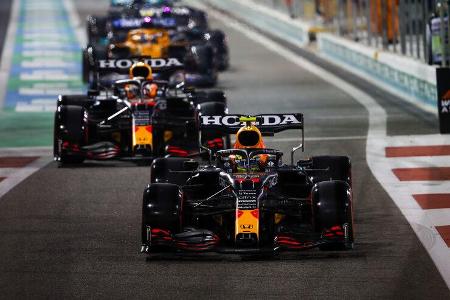 Sergio Perez - Max Verstappen - Red Bull - GP Abu Dhabi 2021