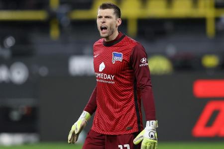 Hertha: Knie-OP bei Torhüter Jarstein - Björkan kommt im Winter Hertha: Knie-OP bei Torhüter Jarstein - Björkan kommt im Winter