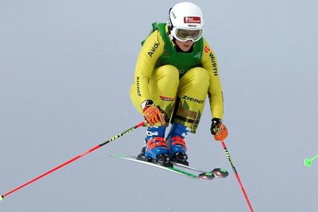 Deutsche Skicrosser fahren hinterher Deutsche Skicrosser fahren hinterher