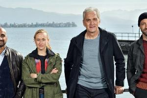 Das neue Team von "Der Kommissar und der See" (v.l.): Dr. Herbert Hämmerle (Murali Perumal), Annika Wagner (Nurit Hirschfeld...