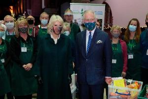 Prinz Charles und Herzogin Camilla bei der Londoner Tafel.