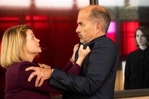 Annette Frier und Christoph Maria Herbst in "Merz gegen Merz".
