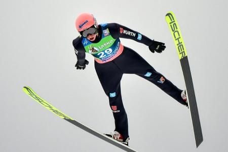 Skispringen: Deutsches Team nach Aufholjagd in Wisla auf Platz zwei Skispringen: Deutsches Team nach Aufholjagd in Wisla auf Platz zwei