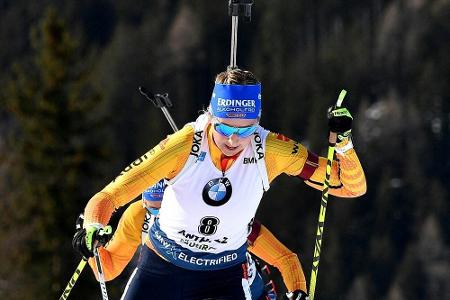 Biathlon: Preuß in der Verfolgung auf Rang fünf Biathlon: Preuß in der Verfolgung auf Rang fünf