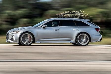 Audi RS6 Hennessey Weihnachtsbaum Transport Audi RS6 Hennessey Weihnachtsbaum Transport