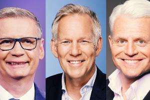 Günther Jauch, Johannes B. Kerner und Guido Cantz müssen ihr Wissen unter Beweis stellen.
