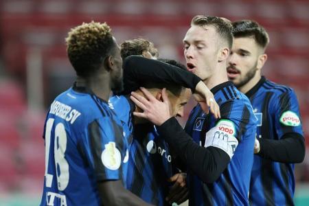 HSV düpiert Köln: Zweitligist siegt im Krimi vom Punkt HSV düpiert Köln: Zweitligist siegt im Krimi vom Punkt