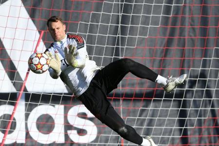 FC Bayern: Neuer und Co. wieder im Teamtraining FC Bayern: Neuer und Co. wieder im Teamtraining