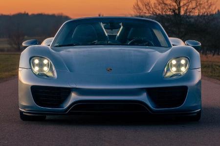 Porsche 918 Spyder Liquid Metal Blue Chrome Gebrauchtwagen