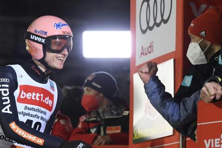 Skispringer Geiger siegt erneut in Titisee-Neustadt Skispringer Geiger siegt erneut in Titisee-Neustadt