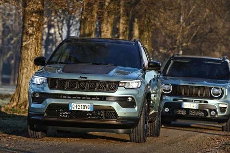 Jeep Compass und Renegade E-Hybrid 2022 Jeep Compass und Renegade E-Hybrid 2022