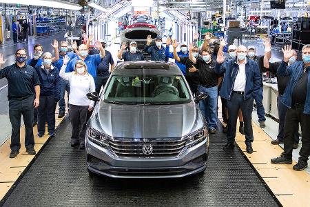 01/2022, VW Passat USA letztes gebautes Exemplar 01/2022, VW Passat USA letztes gebautes Exemplar