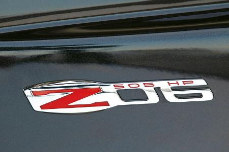 Corvette Z06, Emblem, Typenbezeichung
