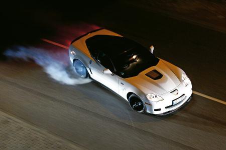 Corvette ZR1, Draufsicht, Bremsmanöver