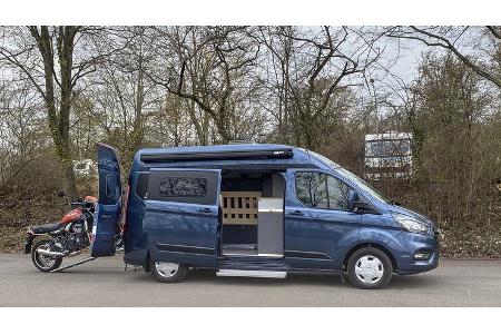 Premiere Motorrad-Camper