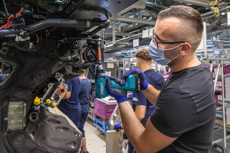 BMW i4 Produktion Werk München Elektroauto