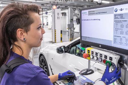BMW i4 Produktion Werk München Elektroauto