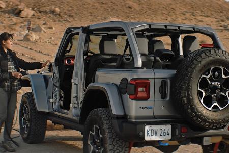 02/2021, Jeep Wrangler 4xe Plug-in-Hybrid Super Bowl 2021 Werbespot