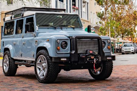 02/2022, E.C.D. Land Rover Defender 110 mit Tesla-Antrieb