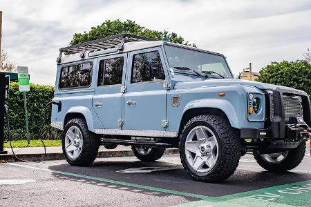 02/2022, E.C.D. Land Rover Defender 110 mit Tesla-Antrieb