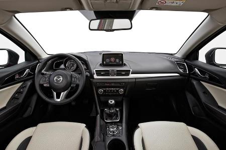 Ein gelungenes Interieur wertet den neuen Mazda 3 auf