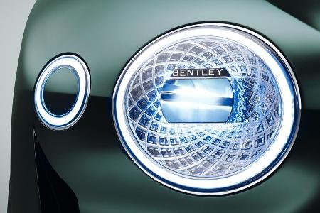 LED-Scheinwerfer hinter britischem Kristallglas