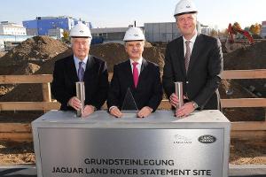 Grundstein für Jaguar Land Rover Flagship Autohaus in München gelegt
