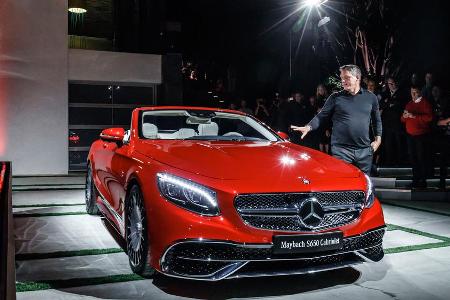 Mercedes-Designchef Gorden Wagener präsentiert das Maybach-Cabriolet