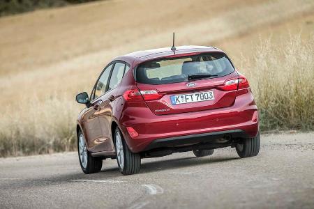 Mit Dreizylinder-Motoren ist der kleine Fiesta flott unterwegs
